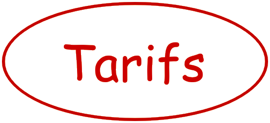 Les tarifs